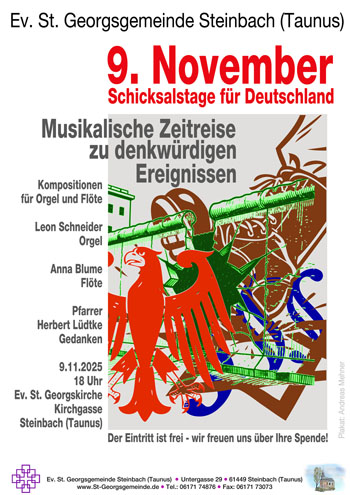 9.11. Schicksalstage - eine musikalische Zeitreise