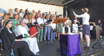 Ökumenischer Gottesdienst zum 20. Steinbacher Stadtfest - Projektchor STADTFEST ÖKUMENISCH